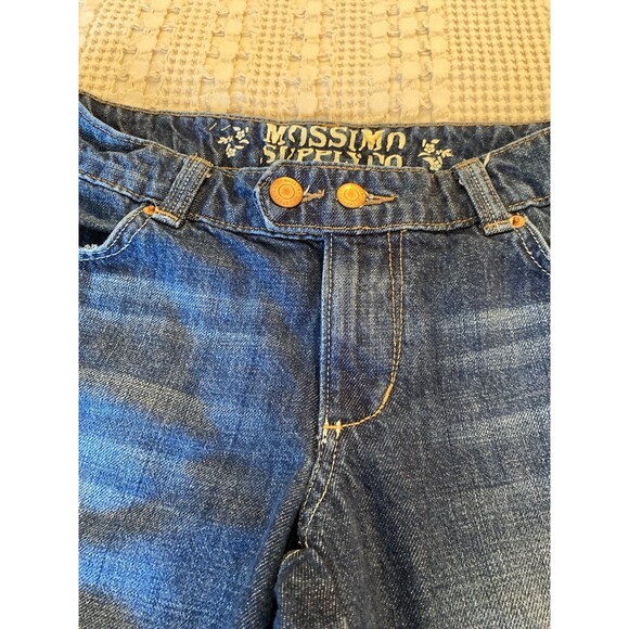 Mossimo Supply Co Denim Shorts  Women’s Size 11 Long Walking Bermuda Distressed - Picture 2 of 9